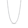 Thumbnail Image 1 of Diamond-Cut 3.8mm Rope Chain Necklace in Solid 14K White Gold - 20"
