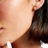 Thumbnail Image 2 of 1/4 CT. T.W. Diamond Square Frame Stud Earrings in 10K Gold