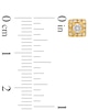 Thumbnail Image 3 of 1/4 CT. T.W. Diamond Square Frame Stud Earrings in 10K Gold