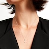 Thumbnail Image 2 of 1/4 CT. T.W. Diamond Heart Frame Pendant in 10K Gold