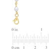 Thumbnail Image 1 of 3.5-4.0mm Freshwater Cultured Pearl Station Bracelet in 10K Gold-7.25"