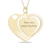 Thumbnail Image 2 of Engravable Photo &quot;Abuelita&quot; Triple Heart Pendant in 10K White, Yellow or Rose Gold (1 Image and 1-2 Lines)
