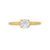 Thumbnail Image 4 of 1/2 CT. Diamond Solitaire Engagement Ring in 14K Gold