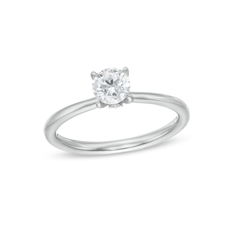 Main Image 1 of 1/2 CT. T.W. Diamond Engagement Ring in 14K White Gold
