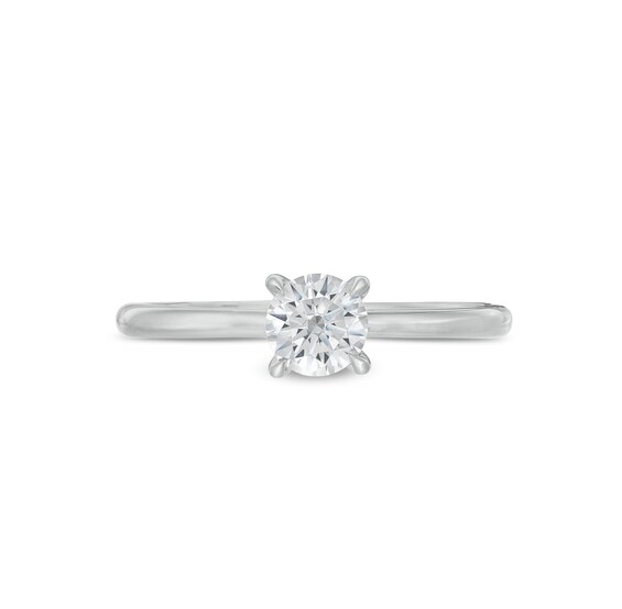 1/2 CT. T.w. Diamond Engagement Ring in 14K White Gold