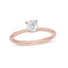 Thumbnail Image 1 of 1/2 CT. T.W. Diamond Engagement Ring in 14K Rose Gold