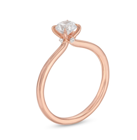 1/2 CT. T.w. Diamond Engagement Ring in 14K Rose Gold