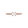 Thumbnail Image 4 of 1/2 CT. T.W. Diamond Engagement Ring in 14K Rose Gold