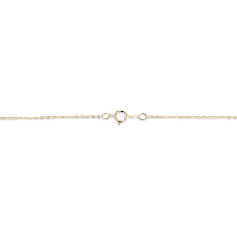 Main Image 3 of Pear-Shaped Lab-Created Ruby and White Sapphire Frame Pendant in Sterling Silver with 18K Gold Plate