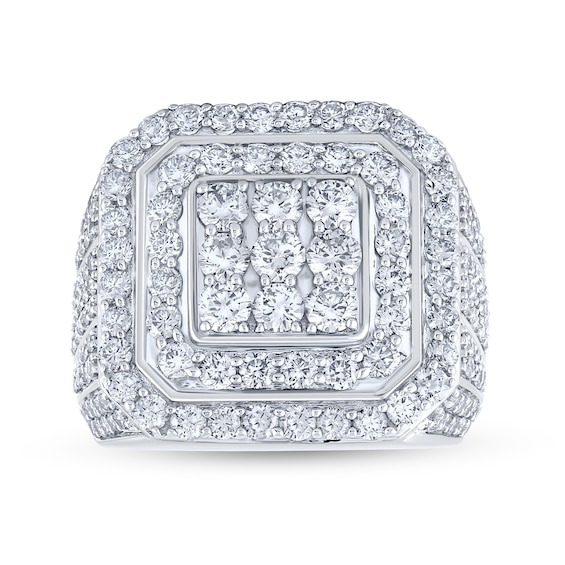 5 CT. T.w. Diamond Frame Ring in 10K White Gold