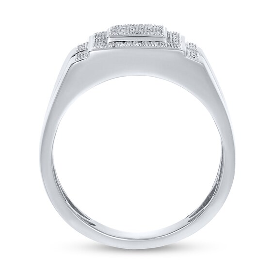 1/4 CT. T.w. Diamond Frame Ring in 10K White Gold