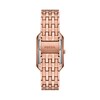 Thumbnail Image 2 of Ladies' Fossil Raquel Crystal Accent Rose-Tone IP Watch with Rectangular Brown Dial (Model: ES5323)