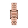 Thumbnail Image 1 of Ladies' Fossil Raquel Crystal Accent Rose-Tone IP Watch with Rectangular Brown Dial (Model: ES5323)