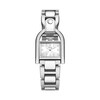 Thumbnail Image 1 of Ladies' Fossil Harwell D-Link Watch with Rectangular Silver Sunray Dial (Model: ES5326)