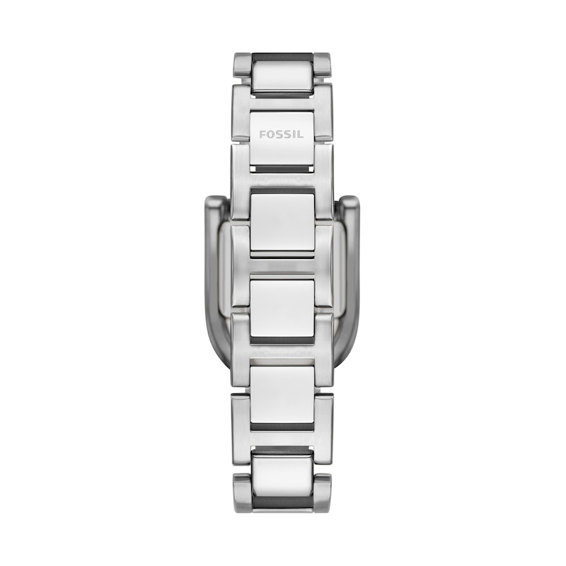 Main Image 2 of Ladies' Fossil Harwell D-Link Watch with Rectangular Silver Sunray Dial (Model: ES5326)