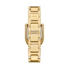 Thumbnail Image 2 of Ladies' Fossil Harwell Gold-Tone IP D-Link Watch with Rectangular Silver Sunray Dial (Model: ES5327)