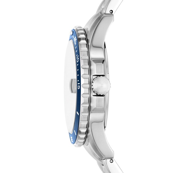 Men's Fossil Blue Dive Watch with Blue Dial (Model: Fs6029)
