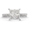 Thumbnail Image 3 of 2 CT. T.W. Quad Princess-Cut Diamond Bridal Set in 14K White Gold