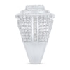 Thumbnail Image 2 of 5 CT. T.W. Multi-Diamond Cushion-Shaped Frame Ring in 10K White Gold