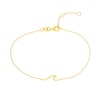 Thumbnail Image 1 of Wave Bracelet in 14K Gold - 7.25"