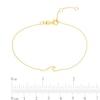 Thumbnail Image 3 of Wave Bracelet in 14K Gold - 7.25"
