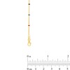 Thumbnail Image 4 of Multi-Color Enamel Bead Station Alternating Necklace in 14K Gold