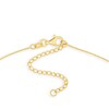Thumbnail Image 3 of Alternating Turquoise Enamel and Polished Bar Station Necklace in 14K Gold