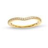 Thumbnail Image 1 of Vera Wang Love Collection 1/6 CT. T.W. Diamond Contour Band in 14K Gold (I/SI2)