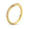 Thumbnail Image 3 of Vera Wang Love Collection 1/6 CT. T.W. Diamond Contour Band in 14K Gold (I/SI2)