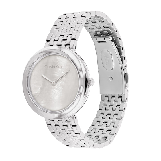 Ladiesâ Calvin Klein Watch with Mother-of-Pearl Dial (Model: 25200320)