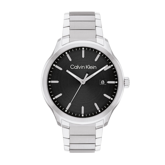 Menâs Calvin Klein Watch with Black Dial (Model: 25200348)