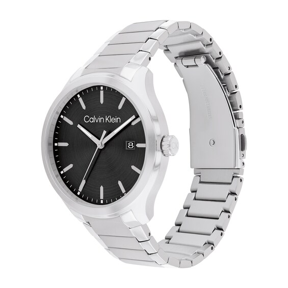 Menâs Calvin Klein Watch with Black Dial (Model: 25200348)