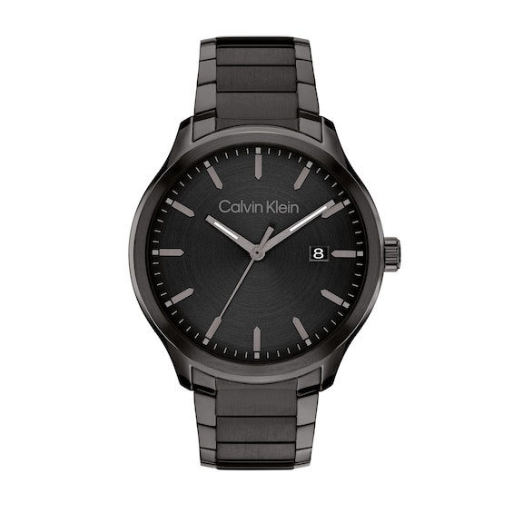 Menâs Calvin Klein Black IP Watch (Model: 25200351)
