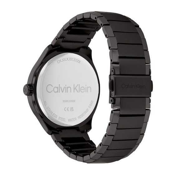 Menâs Calvin Klein Black IP Watch (Model: 25200351)
