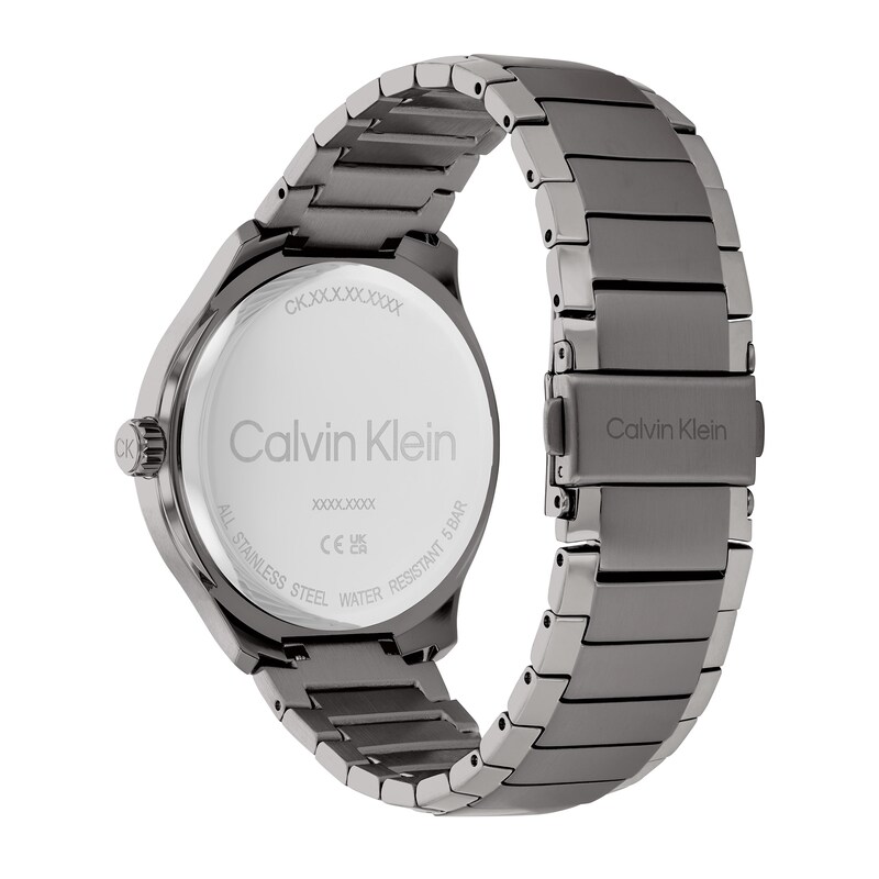 Main Image 3 of Men’s Calvin Klein Grey IP Watch with Green Dial (Model: 25200350)