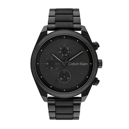 Men’s Calvin Klein Black IP Chronograph Watch (Model: 25200359)