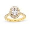 Thumbnail Image 1 of Vera Wang Love Collection 1-5/8 CT. T.W. Oval-Cut Framed Diamond Engagement Ring in 14K Gold (I/SI2)