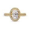 Thumbnail Image 4 of Vera Wang Love Collection 1-5/8 CT. T.W. Oval-Cut Framed Diamond Engagement Ring in 14K Gold (I/SI2)
