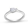 Thumbnail Image 0 of 1/3 CT. Pear-Shaped Diamond Sideways Solitaire Engagement Ring in 14K White Gold (I/I1)