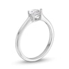 Thumbnail Image 2 of 1/3 CT. Pear-Shaped Diamond Sideways Solitaire Engagement Ring in 14K White Gold (I/I1)