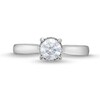 Thumbnail Image 4 of 1 CT. T.W. Diamond Edge Engagement Ring in 14K White Gold (I/I2)