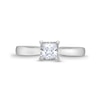 Thumbnail Image 4 of 1 CT. T.W. Princess-Cut Diamond Edge Engagement Ring in 14K White Gold (I/I2)