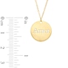 Thumbnail Image 2 of "Amor" Disc Pendant in 14K Gold