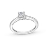 Thumbnail Image 1 of 1/2 CT. T.W. Diamond Edge Engagement Ring in 14K White Gold (I/I2)