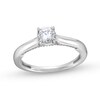Thumbnail Image 1 of 1/2 CT. T.W. Diamond Edge Engagement Ring in 14K White Gold (I/I2)