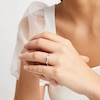 Thumbnail Image 2 of 1/2 CT. T.W. Diamond Edge Engagement Ring in 14K White Gold (I/I2)