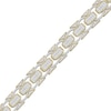 Thumbnail Image 2 of Men's 2-1/2 CT. T.W. Diamond Fancy Link Bracelet in 10K Gold - 8.5"