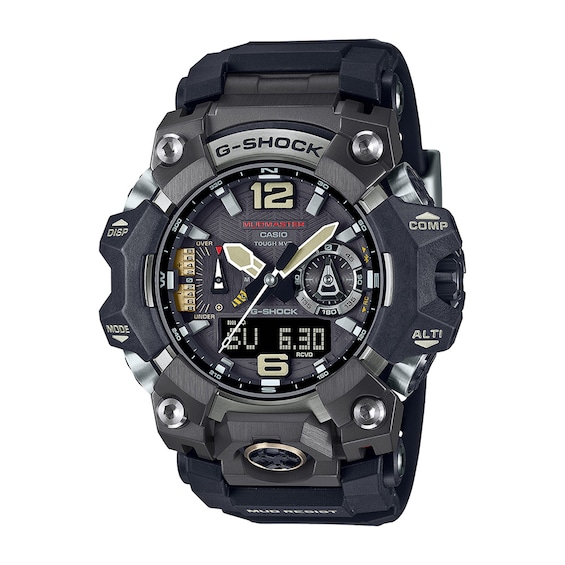 Men's Casio G-Shock Master of G Mudmaster Black Strap Watch with Black Dial (Model: Gwgb1000-1A)