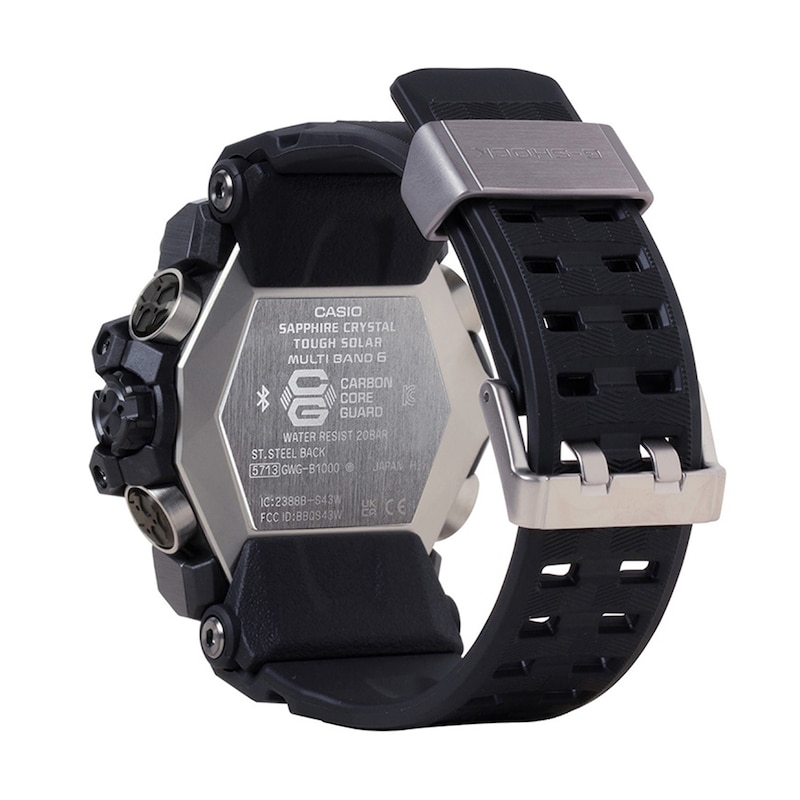 Main Image 2 of Men's Casio G-SHOCK Master of G MUDMASTER Black Strap Watch with Black Dial (Model: GWGB1000-1A)