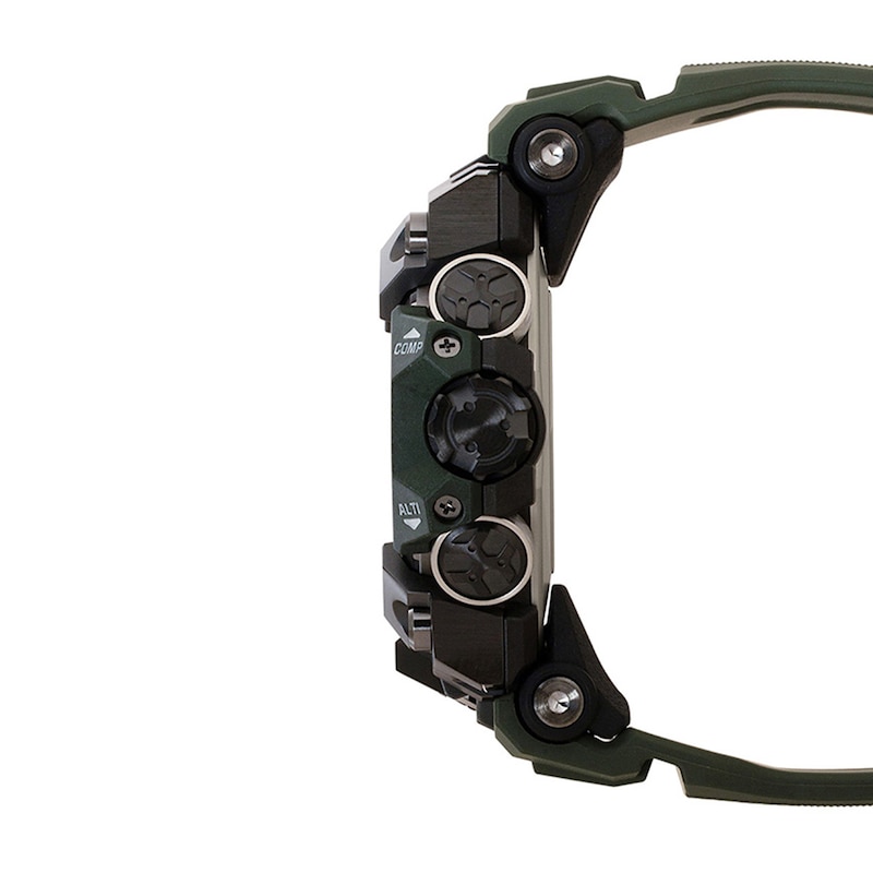 Main Image 3 of Men's Casio G-SHOCK Master of G MUDMASTER Green Strap Watch with Black Dial (Model: GWGB1000-3A)